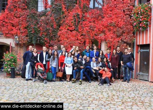 Gruppe auf Burg Nürnberg